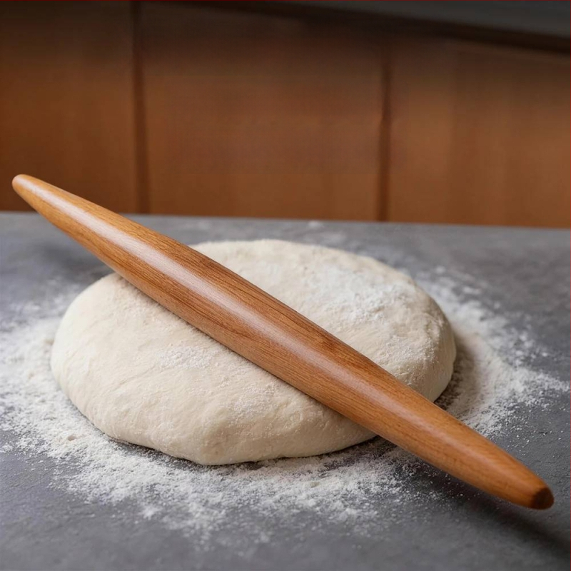 Pengyi Nem tapadós Fa Nyújtófa tésztához, fondant-hoz, tésztához és gyoza-lapokhoz