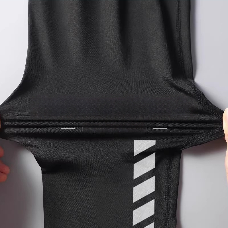 Set de alergare pentru bărbați, iarnă – top cu uscare rapidă și pantaloni lungi