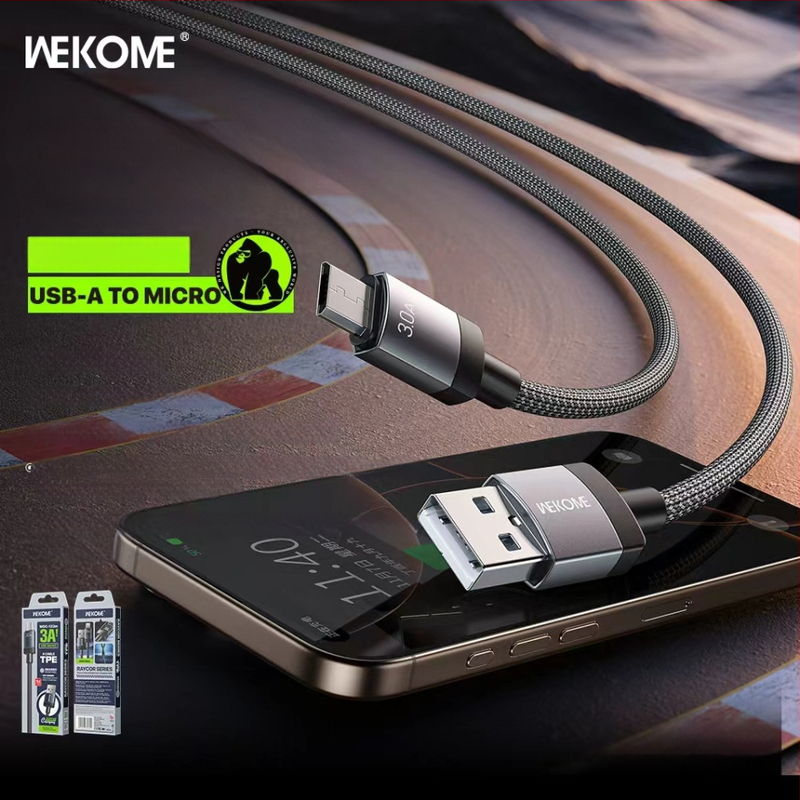 Wekome 65W brzo punjenje, pleteni USB-C kabel s zaštitom pametnog čipa za Apple i Huawei uređaje