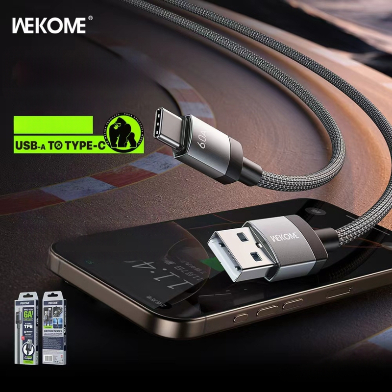 Wekome 65W brzo punjenje, pleteni USB-C kabel s zaštitom pametnog čipa za Apple i Huawei uređaje