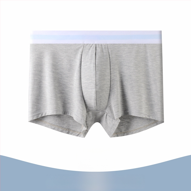 Мъжки боксерки от модал, 80s модал, изключително меки и дишащи, със средно висока талия, принт с букви/цифри