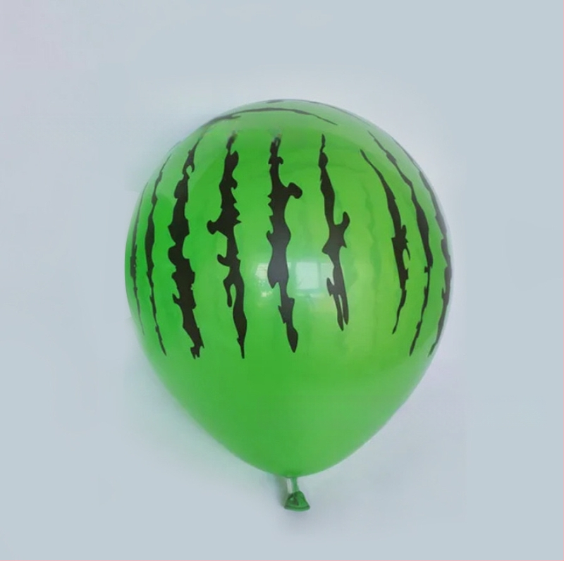 Balon din latex de 12 inch cu model de căpșună pentru copii - temă fructe, jucărie