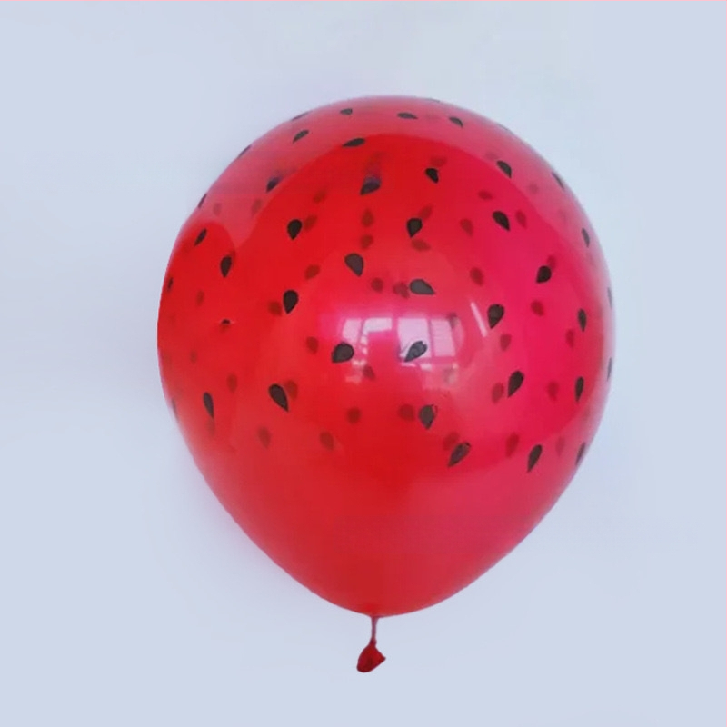 Balon din latex de 12 inch cu model de căpșună pentru copii - temă fructe, jucărie