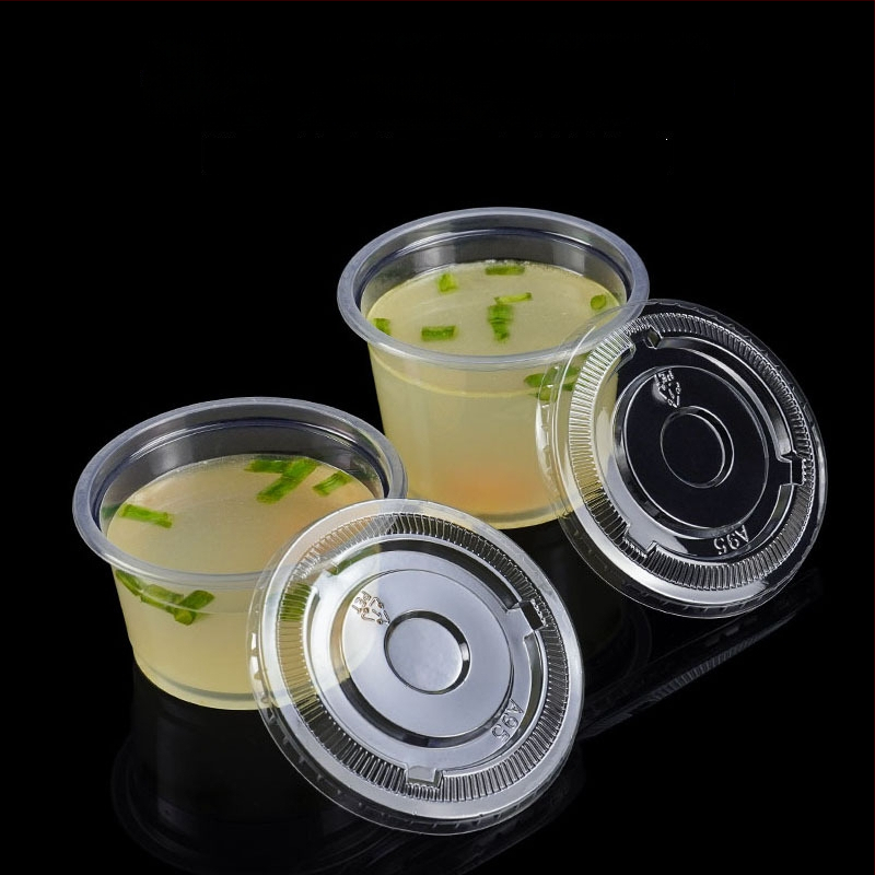 Μονόχρηστο κύπελλο σούπας για take-away με καπάκι, μπολ σούπας χωρίς διαρροές, 250 ml/300 ml