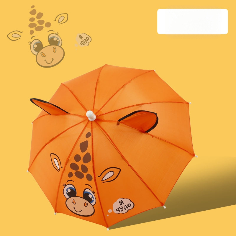 Gyerekeknek szóló mini esernyő aranyos 3D-s füllel, 1-3 éveseknek
