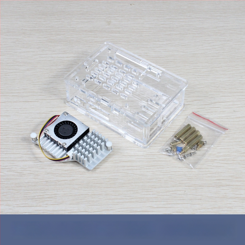 Ακρυλικό περίβλημα ψύξης για Raspberry Pi 5ης γενιάς, συμβατό με Active Cooler ψύκτρα
