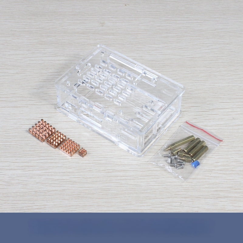 Ακρυλικό περίβλημα ψύξης για Raspberry Pi 5ης γενιάς, συμβατό με Active Cooler ψύκτρα