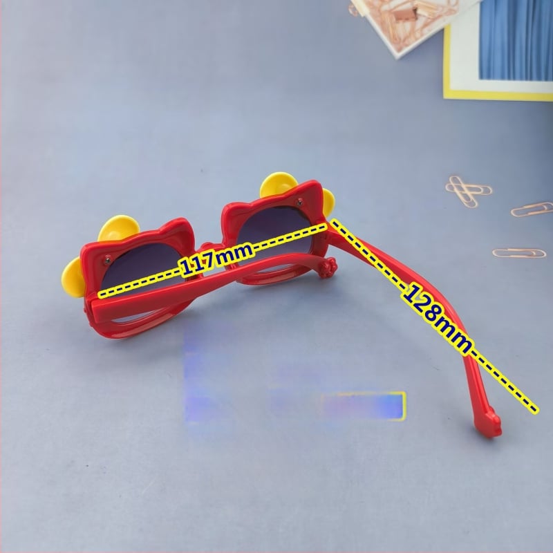 Ochelari de soare pentru copii Hello Kitty — design drăguț cu pisicuță, pentru băieți și fete, UV380