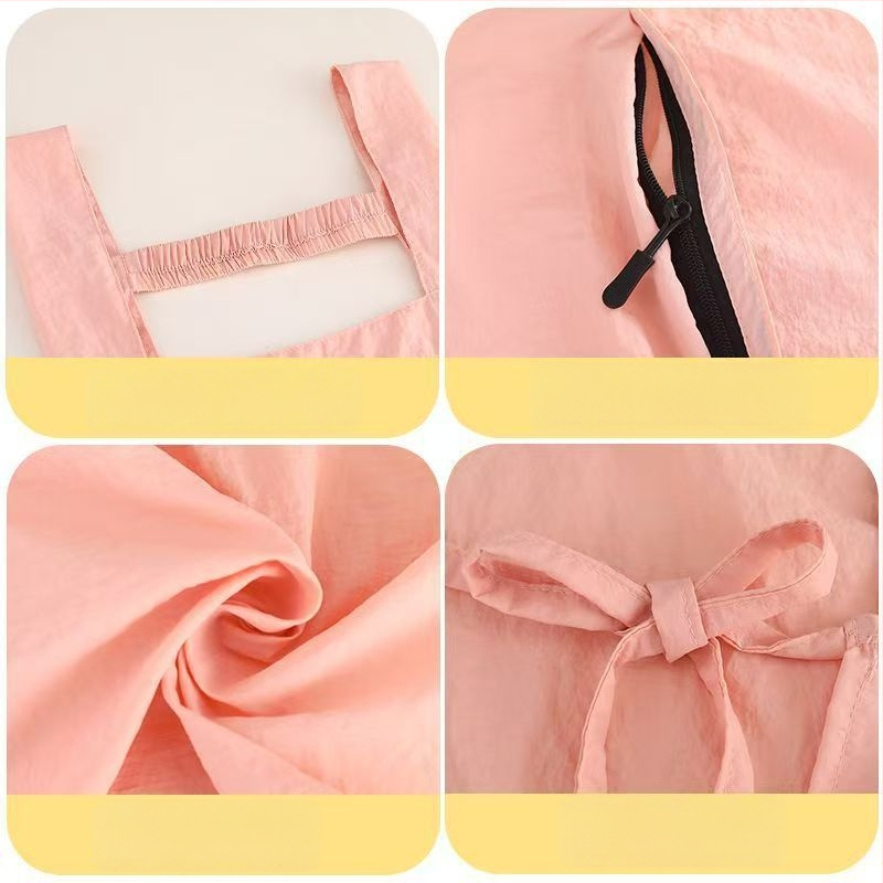 Ujjatlan textil kötény, folt- és kopásálló, minimalist éttermi pincér kötény