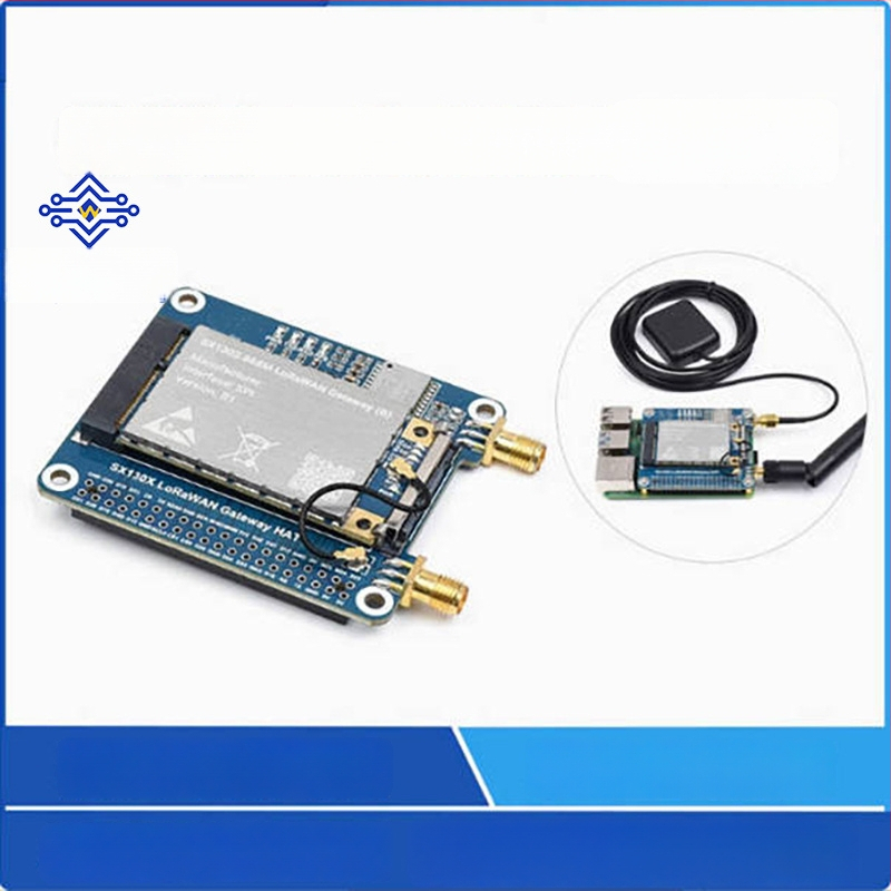Raspberry Pi LoRaWAN SX1302/1303 gateway bővítőlap 868 MHz / 915 MHz