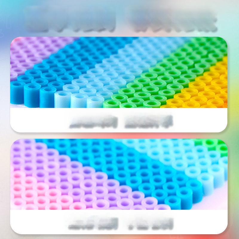 Set de reîncărcare mărgele pentru mozaic, 120 culori, mărgele mici de 2.6 mm, cu pungă de depozitare și flacon