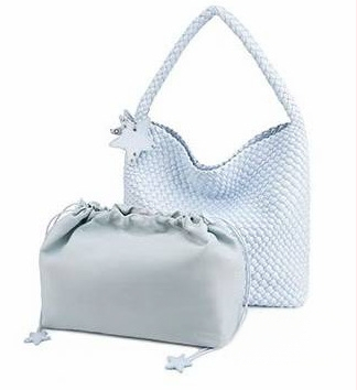 Geantă tote țesută Ecologică, culoare șampanie, capacitate mare, mărime medie, pentru deplasări zilnice, ținută la mână sau pe umăr, modă feminină, design original