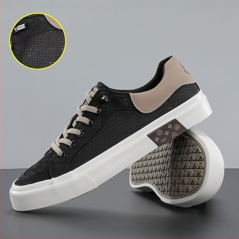 Tavaszi légáteresztő férfi vászoncipők, könnyű mindennapi sneakers
