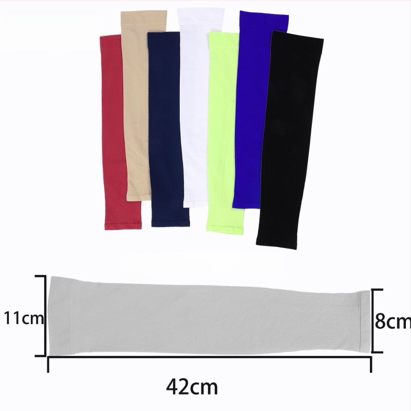 Oversize lélegző ice silk karvédők UV védelemmel, hosszított hosszúságú, nyári vezetéshez