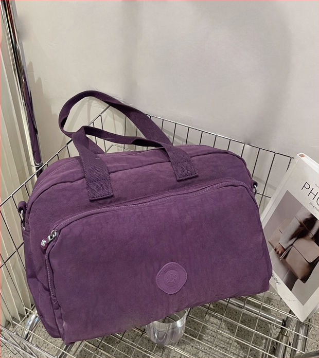 Geantă tote de călătorie cu capacitate mare, compatibilă cu bagajele pe role, casual și versatil, purtare în mână, pe umăr sau crossbody