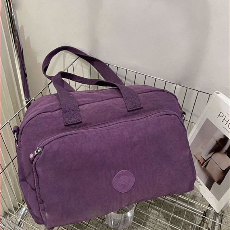 Geantă tote de călătorie cu capacitate mare, compatibilă cu bagajele pe role, casual și versatil, purtare în mână, pe umăr sau crossbody