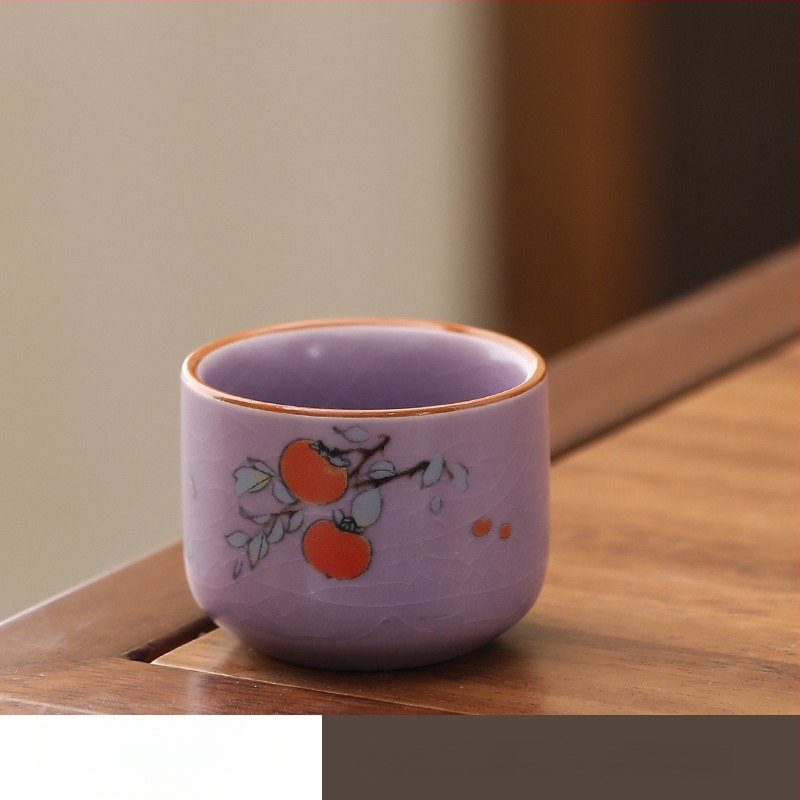 Panda teáskanna fogantyúval, Ru Kiln kerámia, kínai stílus, elegáns magas minőségű teáskanna