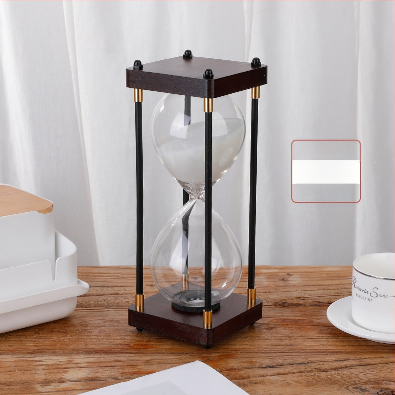 Clepsidră retro, ornament pentru birou, timer de 30/60 minute, decor de masă creativ, cadou pentru Ziua Îndrăgostiților Chineze
