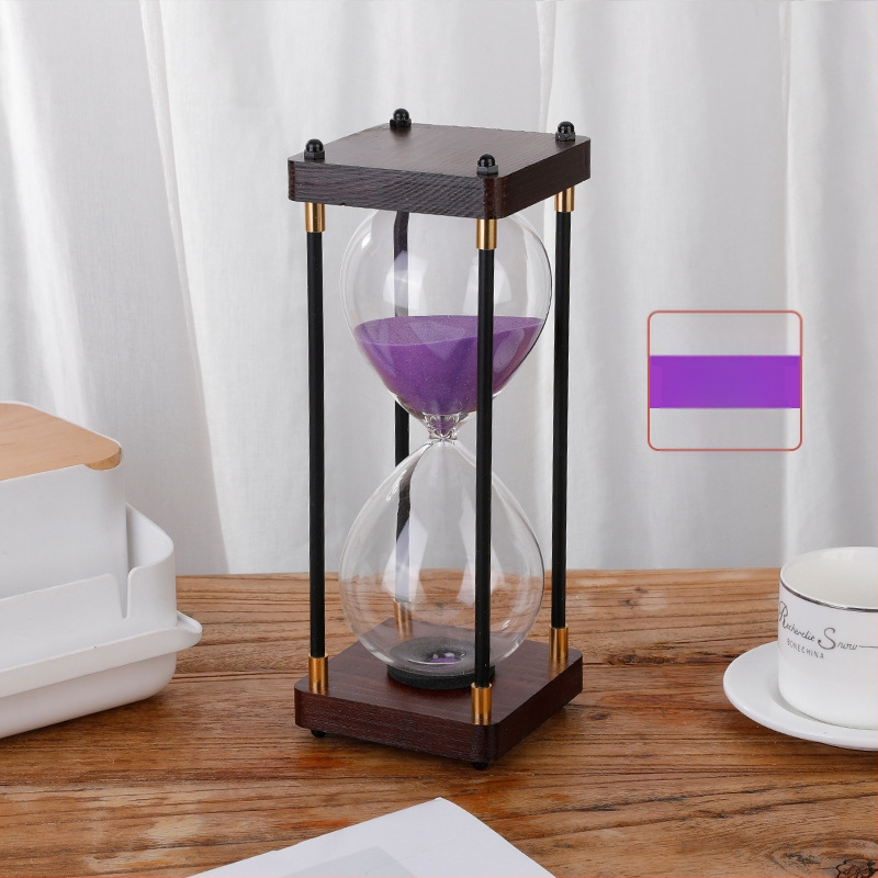 Clepsidră retro, ornament pentru birou, timer de 30/60 minute, decor de masă creativ, cadou pentru Ziua Îndrăgostiților Chineze
