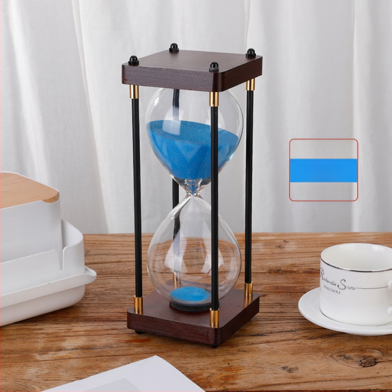Clepsidră retro, ornament pentru birou, timer de 30/60 minute, decor de masă creativ, cadou pentru Ziua Îndrăgostiților Chineze