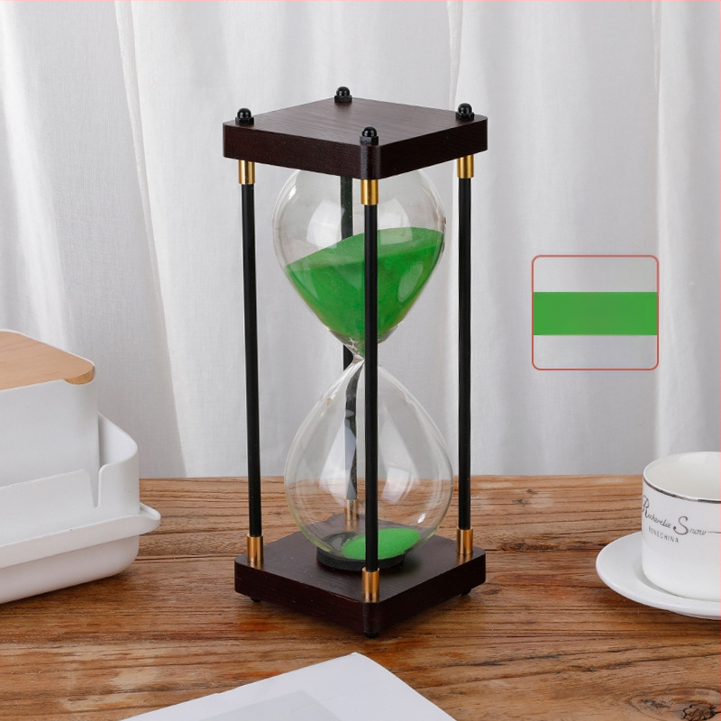 Clepsidră retro, ornament pentru birou, timer de 30/60 minute, decor de masă creativ, cadou pentru Ziua Îndrăgostiților Chineze