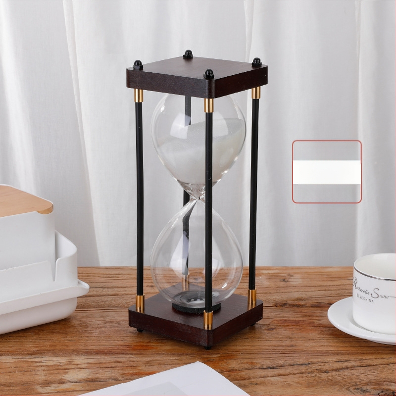 Clepsidră retro, ornament pentru birou, timer de 30/60 minute, decor de masă creativ, cadou pentru Ziua Îndrăgostiților Chineze