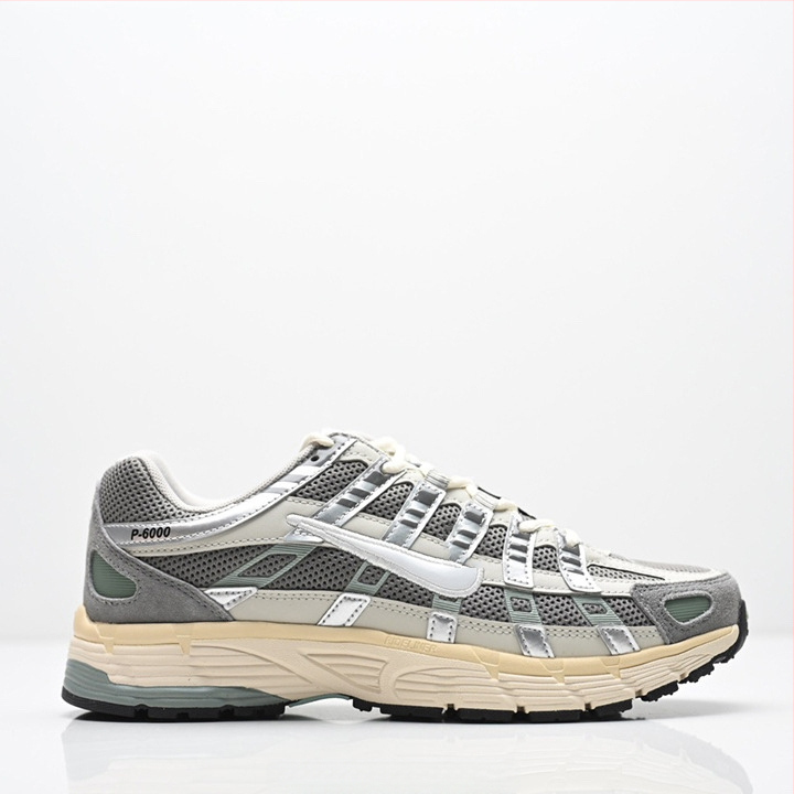 P-6000 Pantofi retro tip dad, partea superioară din plasă respirabilă, talpă groasă pentru înălțime suplimentară, încălțăminte sport casual, unisex