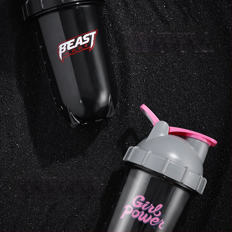 Fitnesz shaker pohár, hőálló fehérje shaker, tejshake keverő és vízkeverő, nyári használatra