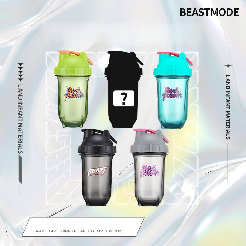Fitnesz shaker pohár, hőálló fehérje shaker, tejshake keverő és vízkeverő, nyári használatra