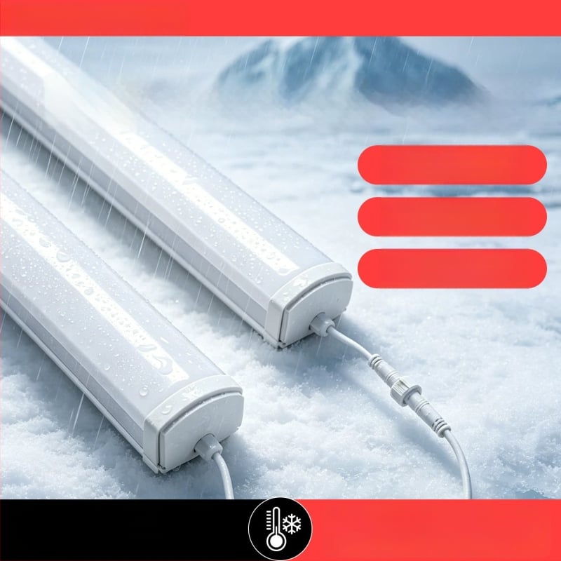 IP65 LED Λωρίδα Φωτιστικό Τριπλής Προστασίας για Καθαρούς Χώρους Εργασίας και Περιποίηση Αυτοκινήτων