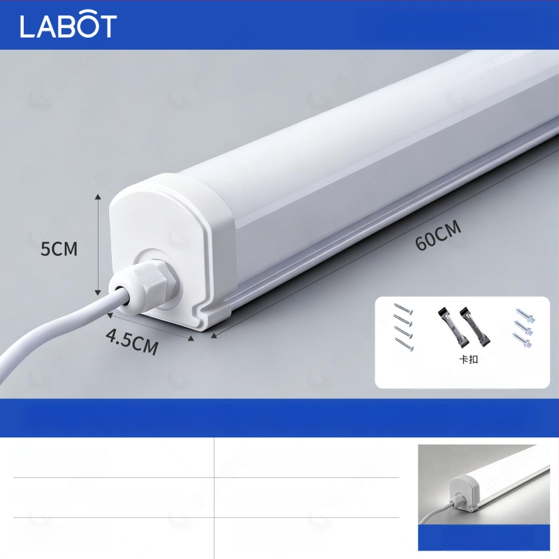IP65 LED Λωρίδα Φωτιστικό Τριπλής Προστασίας για Καθαρούς Χώρους Εργασίας και Περιποίηση Αυτοκινήτων