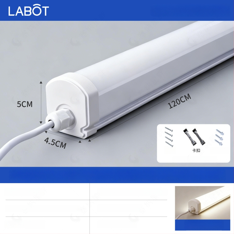 IP65 LED Λωρίδα Φωτιστικό Τριπλής Προστασίας για Καθαρούς Χώρους Εργασίας και Περιποίηση Αυτοκινήτων