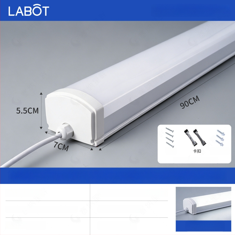 IP65 LED Λωρίδα Φωτιστικό Τριπλής Προστασίας για Καθαρούς Χώρους Εργασίας και Περιποίηση Αυτοκινήτων
