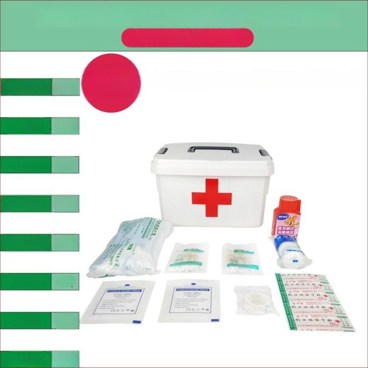 Cutie de medicamente pentru uz casnic, în dimensiuni mari și mici, trusă de prim ajutor cu măști, spațiu de depozitare multi-strat pentru familie, elevi și grădiniță.