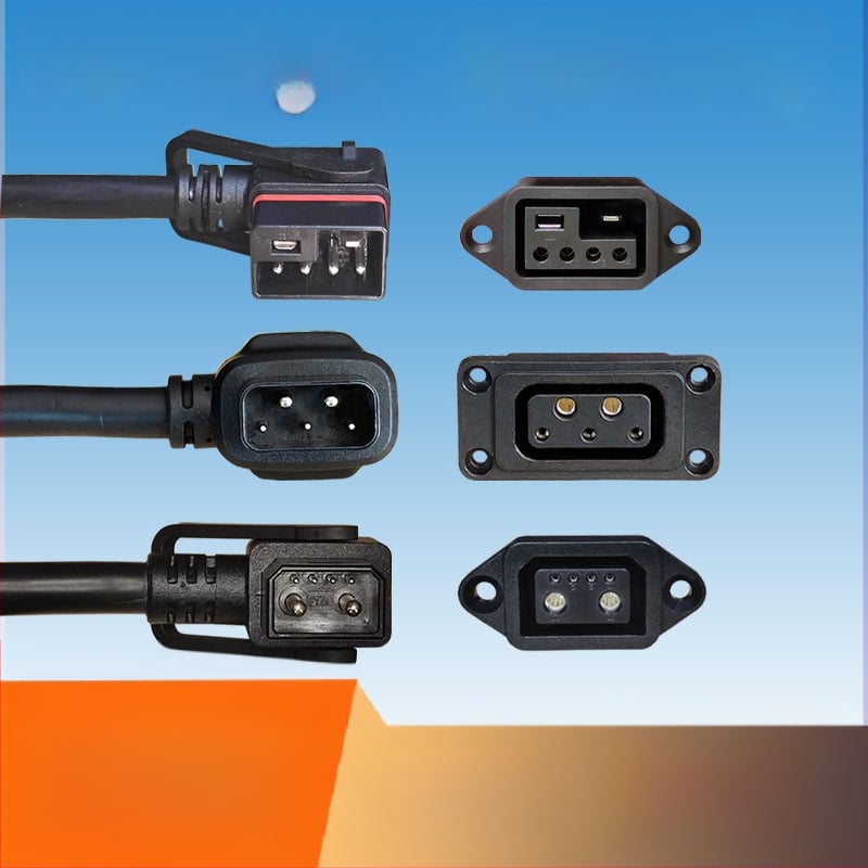 NIU lítium-ion akkumulátoros elektromos járműhöz készült konverziós adapter kábel, férfi és női csatlakozókkal, N1GF töltőállomáshoz