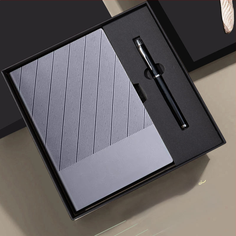 A5 σημειωματάριο σε σετ δώρου, προσαρμόσιμο με λογότυπο εταιρείας, υψηλής ποιότητας για επιχειρηματικές συναντήσεις