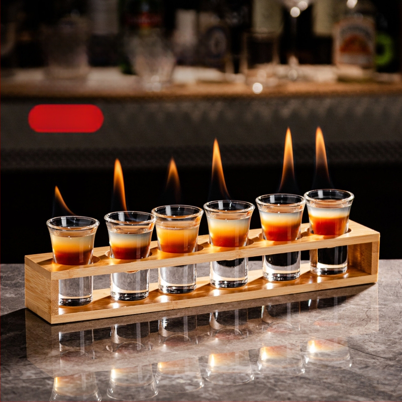 Σετ Bullet Cup για σότ με βάση κοκτέιλ B-52 και ποτήρια αλκοολούχων για μπαρ