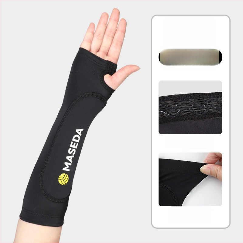 Felnőtteknek szóló röplabdához készült alkari- és könyökvédő, anti-slip, párnázott, ütéscsillapító sportvédő