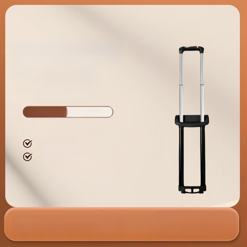Beépített teleszkópos poggyászfogantyú — vasból készült kiegészítő poggyászokhoz és kozmetikai táskákhoz, egyedi nagykereskedelmi