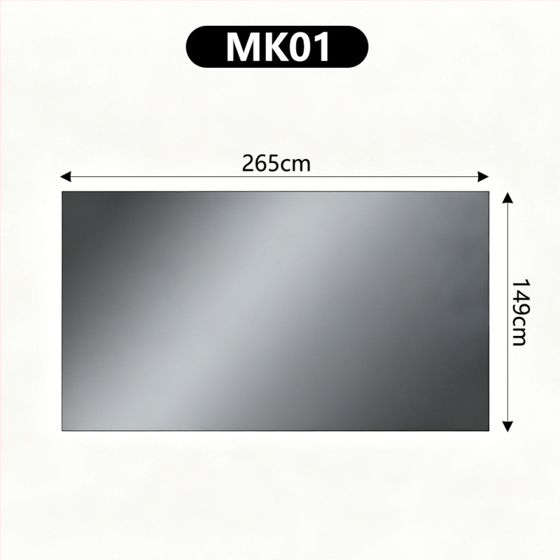 4K μεταλλική οθόνη προβολέα με αντιανακλαστικό φινίρισμα, 100/120 ίντσες, HD 3D, κινηματογραφικού επιπέδου