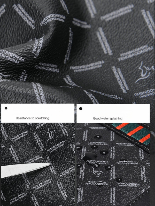 Geantă clutch pentru bărbați, stil plic, PVC, model geometric, pentru afaceri, compatibilă cu laptop de 8 inci