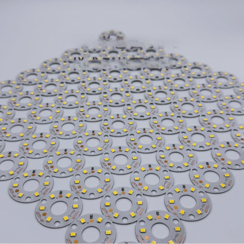 2835 LED, κυκλική λωρίδα LED με σκληρή πλακέτα, 31 mm, για βιτρίνες, καλλυντικά καθρέφτες, κοσμήματα και ντουλάπια κρασιού