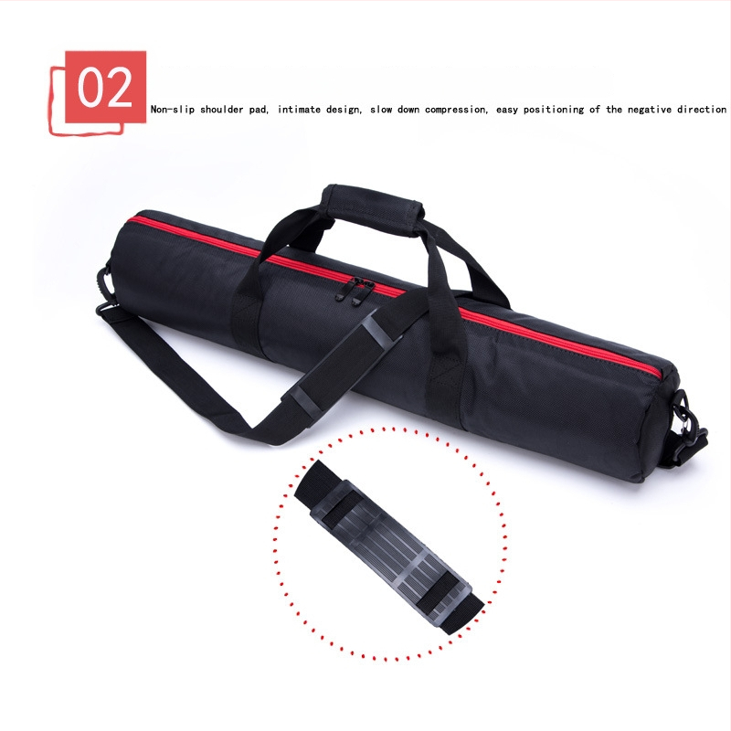 Nylon vízálló és ütésálló kamera- és tripod-táska, kompatibil sliderrel és fényállvánnyal