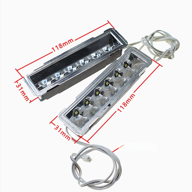 DC12V LED világítás páraelszívóhoz, téglalap alakú, lámpabúrával