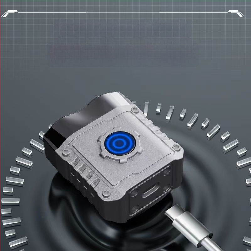 Vízálló mini elektromos borotva férfiak számára, utazó méret, forgó kétfejű fej, alumíniumötvözet test, nedves/száraz használat, újratölthető