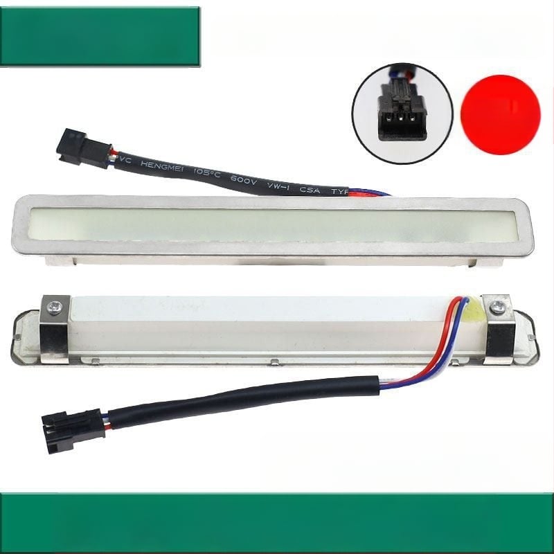 LED világítás páraelszívóhoz, univerzális 12V, téglalap alakú lámpatest és lámpa panel