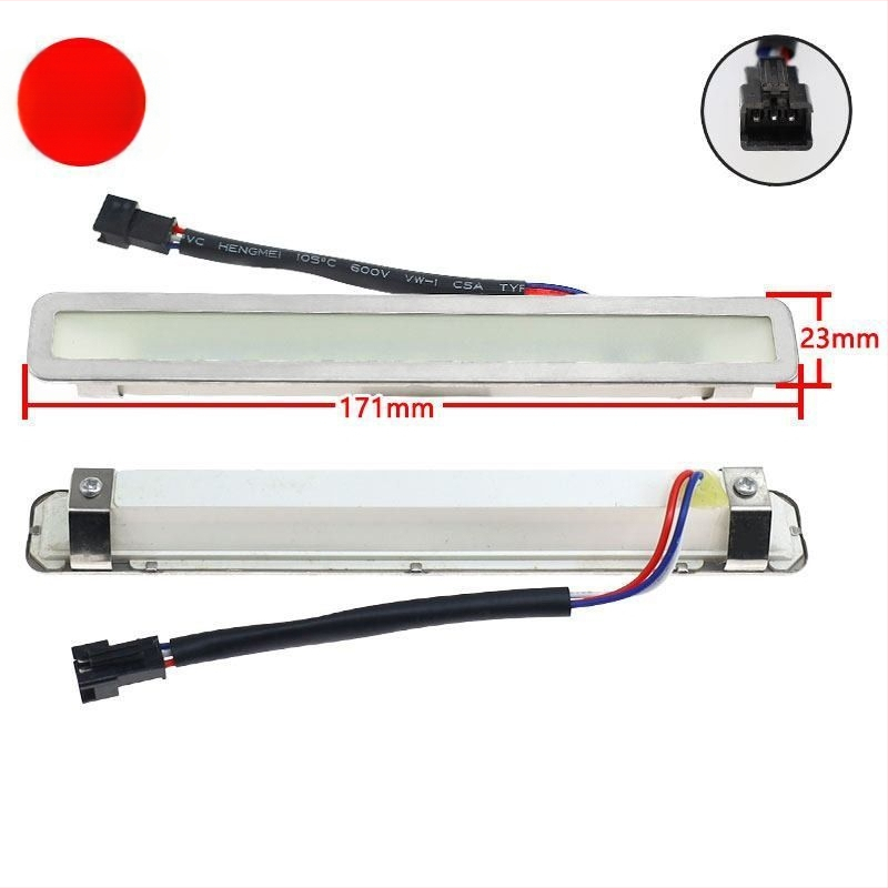 LED világítás páraelszívóhoz, univerzális 12V, téglalap alakú lámpatest és lámpa panel
