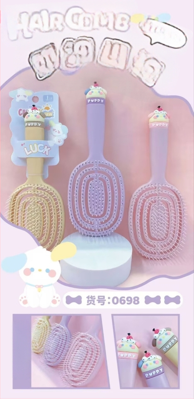 Cream Dog Series χτένα μασάζ styling για μαλλιά μακριά και ίσια, πλαστικό, 20 εκ., γυναίκες