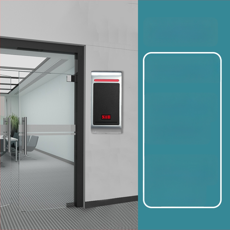 Vízálló fémből készült hozzáférés-ellenőrző készülék kártyaolvasóval és üvegpanellel, fagytűrő