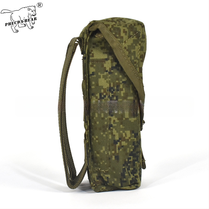 Tianji Outdoor 6SH117 Geantă pentru accesorii cu două straturi, camuflată, demontabilă, rezistență la colorare nivel 4, finisaj impermeabil, filigran